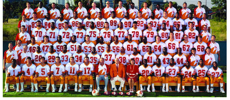 1993 Season 18 Tampa Buccaneers Team Picture