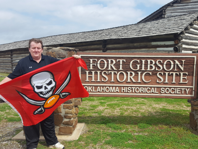 BuccaneersFan.com raised the Flag at America's first fort ever built in Native American territory. It aLL started here!