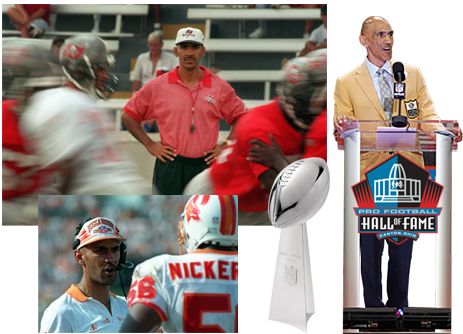 Buccaneers head coach Anthony Kevin -Tony- Dungy in Tampa Bay from 1996 to 2001 - The Ultimate Tampa Bay Buccaneers Fan Site, Historical Archive, Every Coach, Every Season, BUCS Fanatical Fans - BUCS Coaching History 1976-Present.
