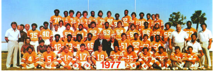 1977 Season 2 Tampa Buccaneers Team Picture