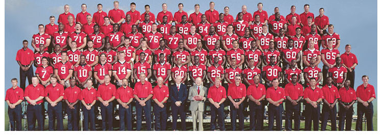 2002 Season 27 Tampa Buccaneers Team Picture