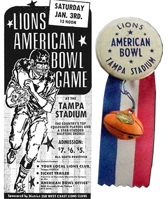 The Lions American Bowl In Tampa Stadium