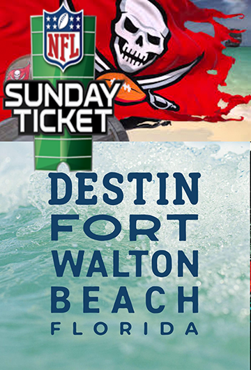 Destin Fort Walton Beach, Florida Offical Panhandle NFL Buccaneers Watch Party