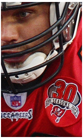 2005 Buccaneers 30th Season Uniform and Jersey patch