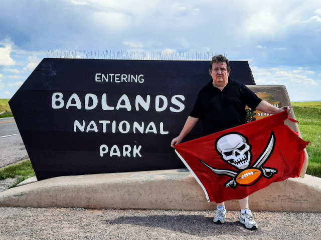 BuccaneersFan.com The Bad Lands National Park is exactly what they say BAD! BAD! BAD!.